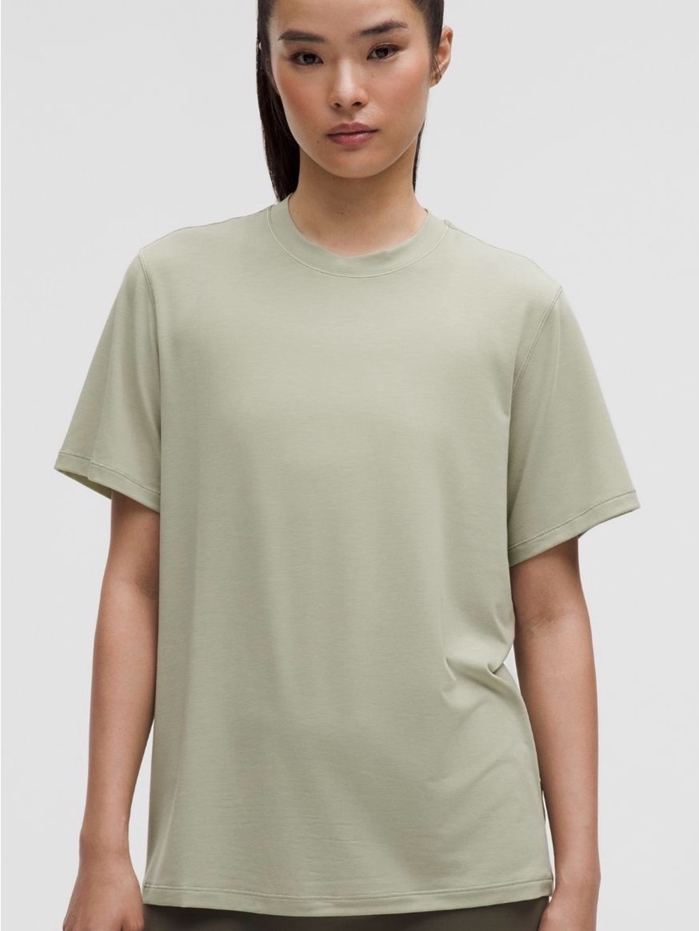 Lululemon Jersey Training Short-Sleeve Shirt in Fog Green